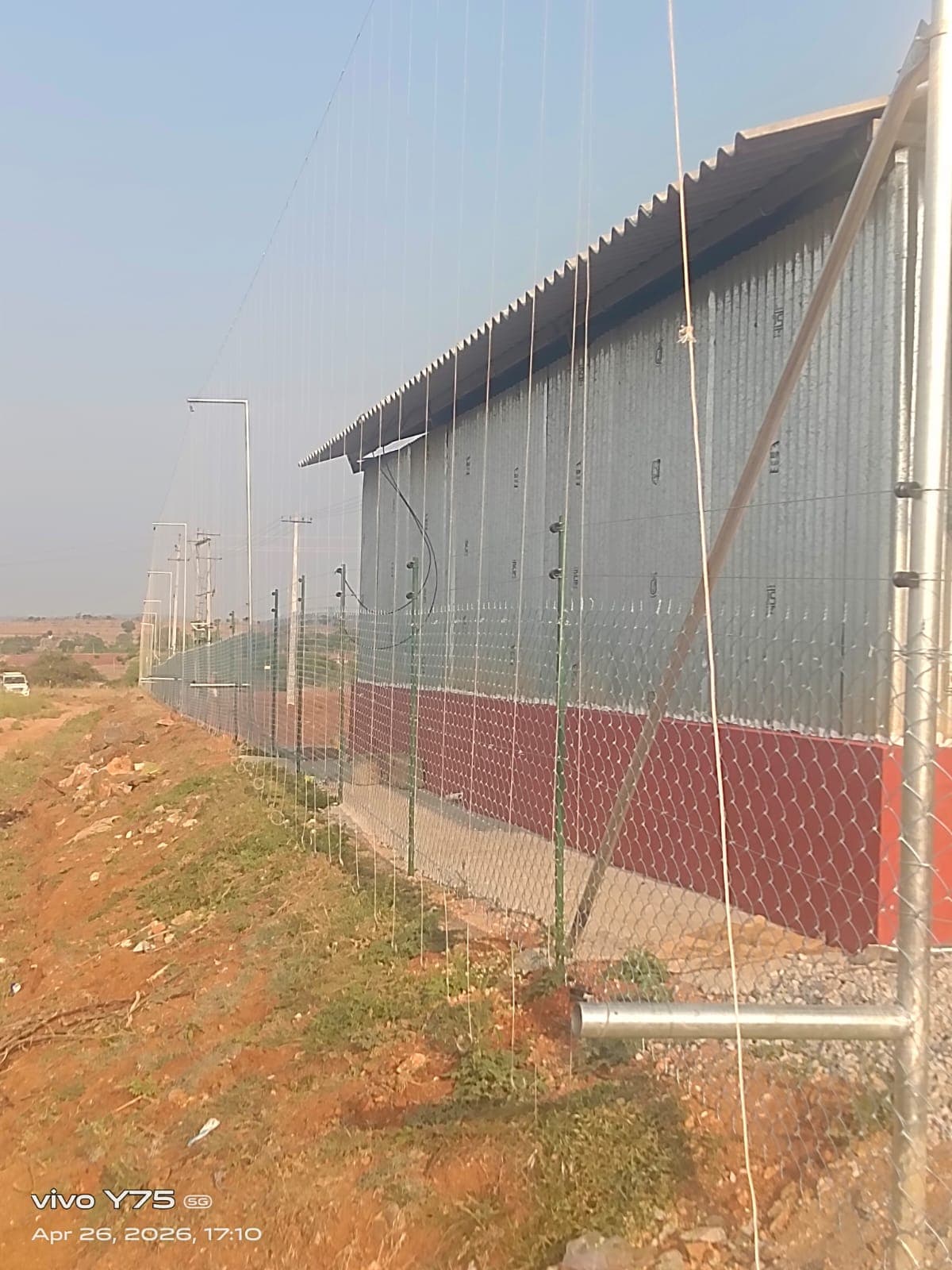 Industrial Perimeter Security Fence — Karnataka