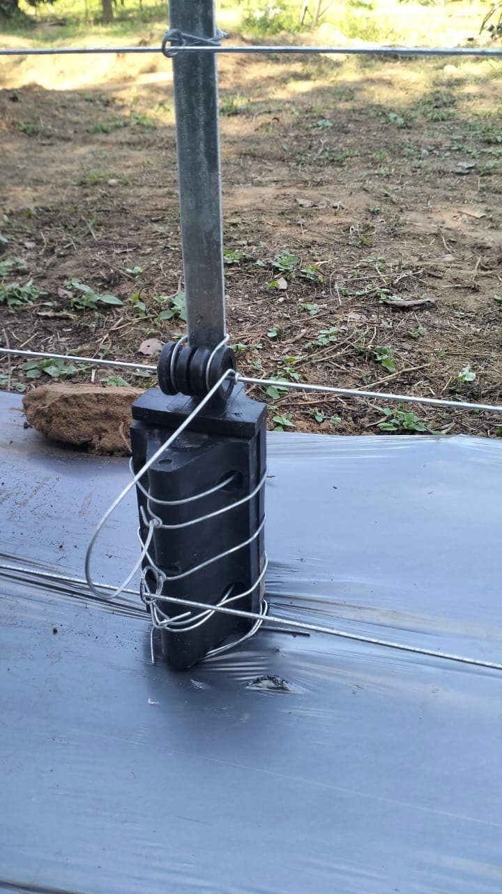 Power Angle Solar Fence — Karnataka
